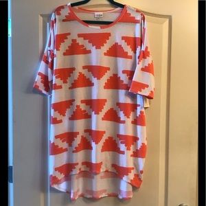 NWT Irma XL orange & white